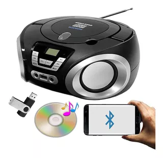 Micro System Rádio Portatil Bluetooth/usb/cd/fm Bivolt Ofert