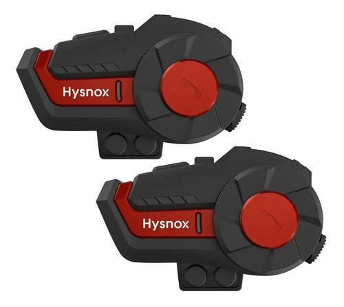 2 X Intercomunicador Para Casco De Moto Bt Hysnox Hy01 1000m