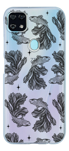 Funda Para Zte Pez Beta Patrón Antigolpes Case Anticaidas