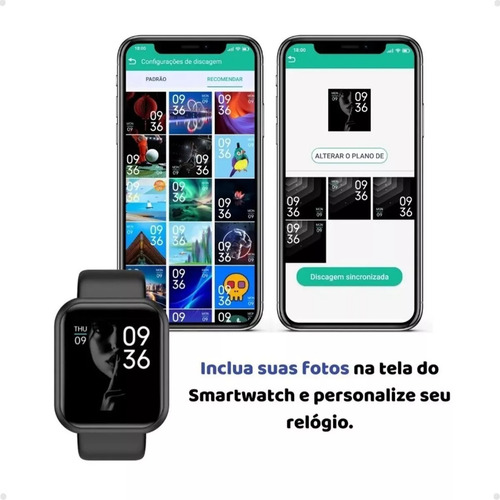 Relógio Smartwatch Android Ios Inteligente D20 Bluetooth Fba