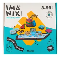Comprar Imanix Speedy Eye Wild Puzzle Y Juego Animales X Continentes Cantidad De Piezas 56