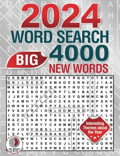 Big 4000 New Words Word Search For Adults: 100+ Large Print Puzzles With Interesting Themes About The Year, De Is Busy, My Brain., Vol. 1. Editorial Oem, Tapa Dura En Inglés, 2024