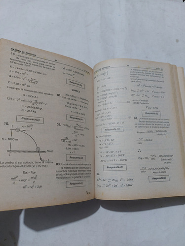 Libro De Examenes De Admision Uni 85 Al 98 (Usado)