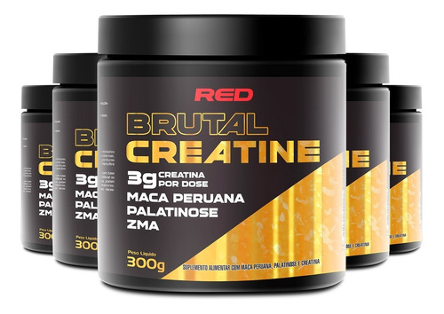 Brutal Creatine 5x 300g - Red Series - Atacado