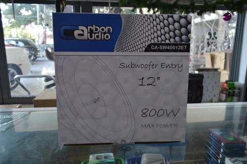 Subwoofer Carbon Audio Entry 12 Pulgadas 800w Doble Bobina