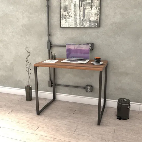 Escrivaninha Trevalla Kuadra ME150-E10 com design industrial de 150cm
