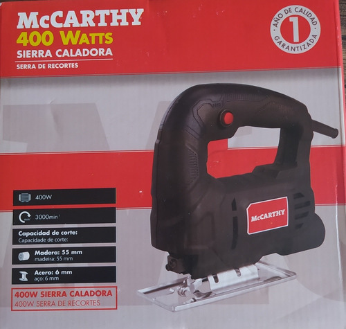 Imagen 4 de 7 de Sierra Caladora Mccarthy 400w Acero 6mm