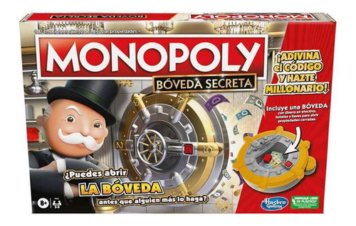 Juego De Mesa Hasbro Gaming Monopoly Boveda Secreta
