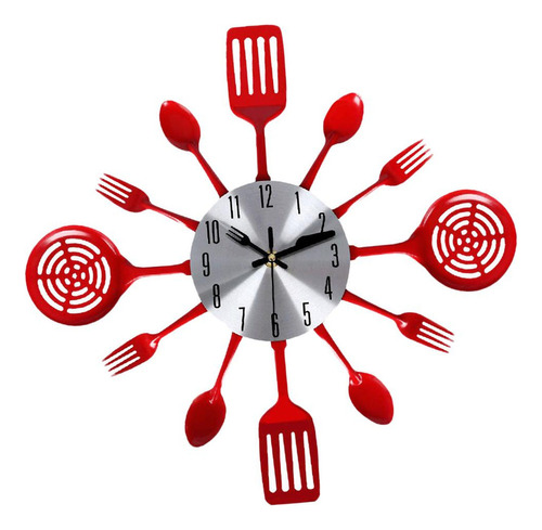 Utensilios De Cocina Reloj-tonos De Plata, Cucharas,