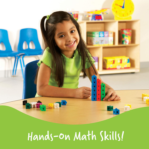 Cubos De Aprendizaje Multicolores 100 Piezas Educativas