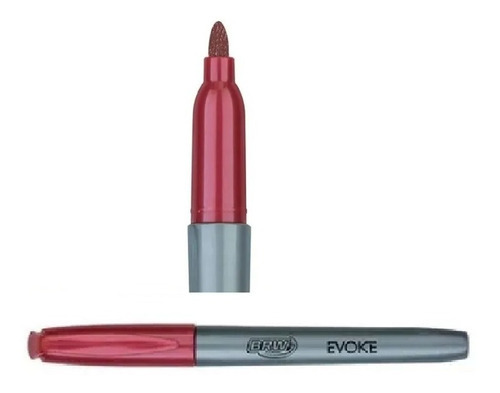 Marcador Artístico Brw Evoke Arte Marker 4 Cores Permanente Cor Variadas