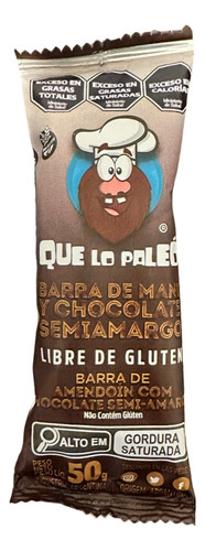 Barritas Proteicas Que Lo Paleo Choco Negro 12 U. X 50g