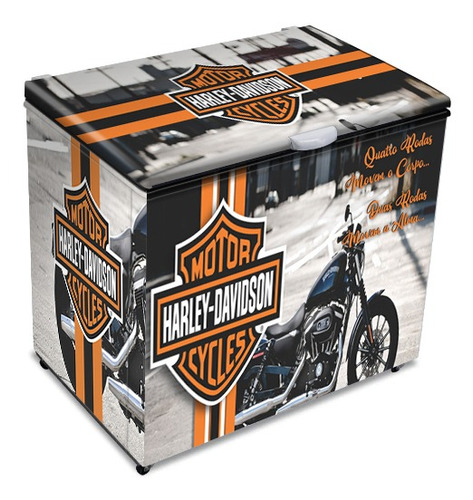 Adesivo Envelope Freezer +  Geladeira Moto Harley Davidson 