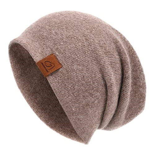 Gorros De Punto Holgado De Lana Cashmere Jaxmonoy