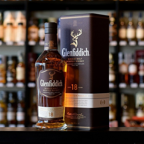 Whisky Glenfiddich 18 Años Single Malt 750 Ml. Con Estuche