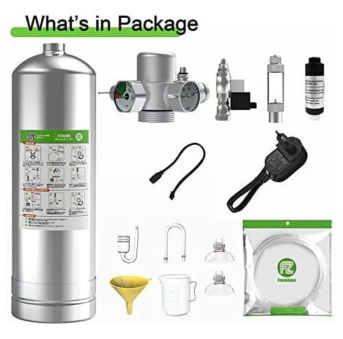 Fzone 2.5l Sistema Generador De Co2 Para Acuario Kit De Reac