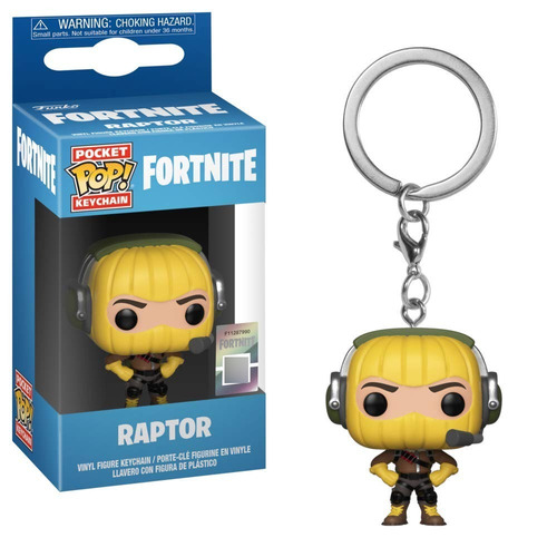 Funko Pop Llavero Raptor Fortnite Keychain Regalosleon