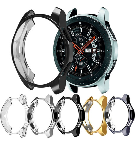 Case Funda Protectora For Galaxy Watch 46 Mm De Lujo + Mica