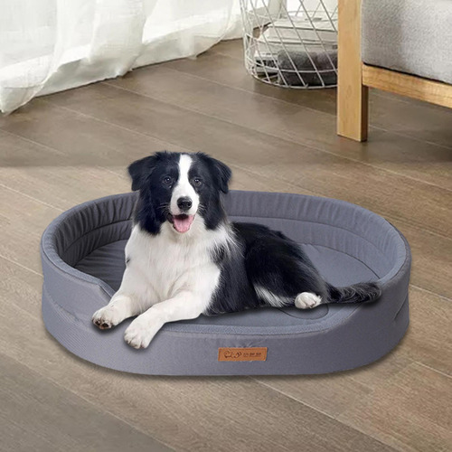 Cama Para Perros Con Sofá Para Gatos Transpirable Gris L
