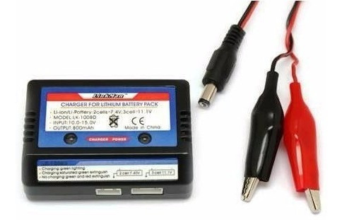 Cargador Lipo De 7,4v Y 11,1v Helicoptero Auto Dron Avion