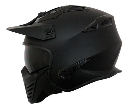 Imagen 4 de 8 de Casco Para Moto Kov Con Mascara Rock-o Certificado Dot