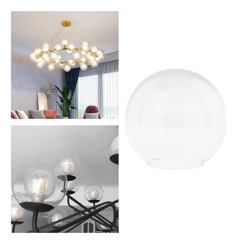 Globo De Vidrio Lámpara Colgante Lámpara Claro D13cm