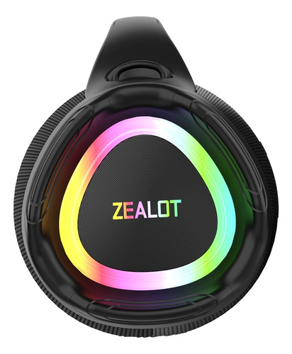 Parlante Inalambrico Zealot S98 Portatil 160w 36000mah Bt5.3 Color Negro