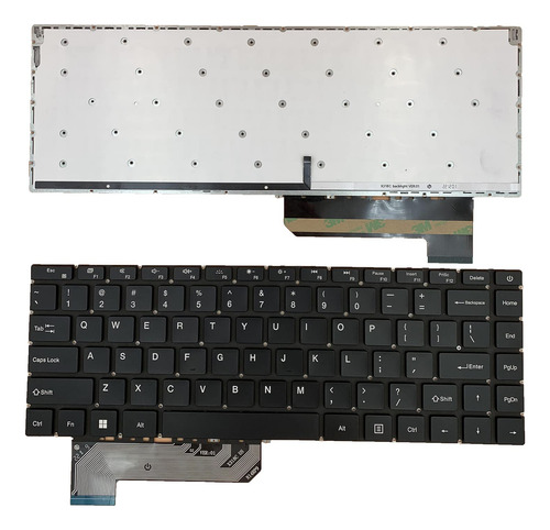 Siakoocty - Teclado Retroiluminado De Repuesto Para Portátil