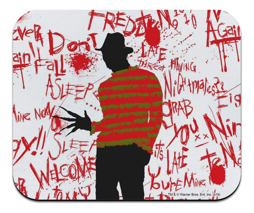 Nightmare On Elm Street Freddy Alfombrilla Mouse Delgada