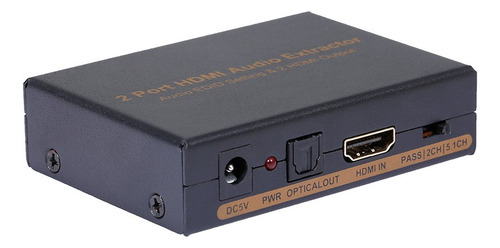 Nk-912 2 Puertos Hdmi Divisor De Vídeo Extractor De Audio