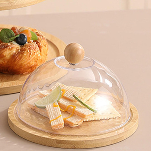 Soporte De Madera For Pastel, Plato For Servir Pequeño