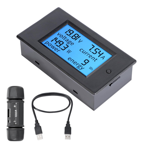 Medidor De Voltaje Cc, 100 A, 6.5-100 V, 12 V, 24 V, 36 V, 4