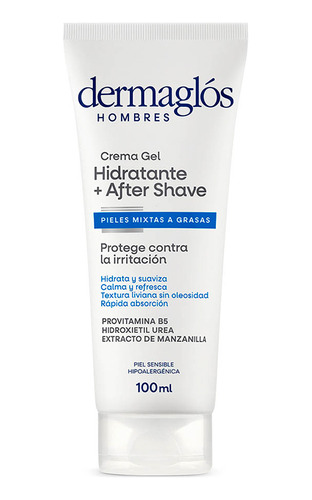 Crema Gel Hidratante After Shave Hombre Dermaglos 100 G