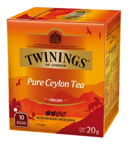 Imagen 9 de 10 de Té Twinings Surtido Té Negro Sabores (pack 12)/quetequieres