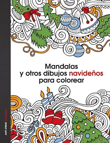 Mandalas Y Otros Dibujos Navideños Para Colorear (rustico)