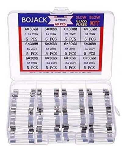 Bojack 12 Valores 60 Pcs Blow Slow Glass Fusibles Surtido Ki
