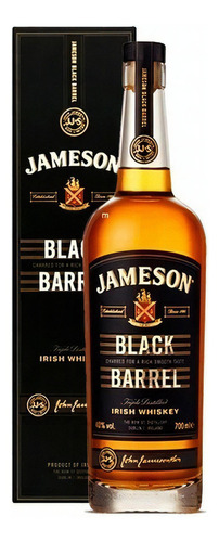 Whisky Jameson Black Barrel Irlandés 700 Ml Con Estuche