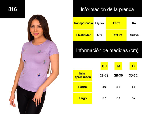 Blusa Mujer Blue Rose Modelo 816 - Estilo Y Comodidad
