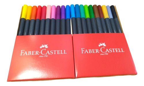 Rotuladores Faber-castell Extra Finos Con 20 Piezas