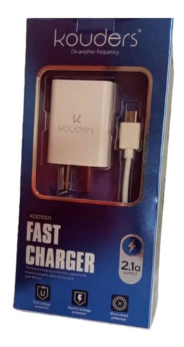 Cargador Cable Micro Usb Kouders  Carga Rapida