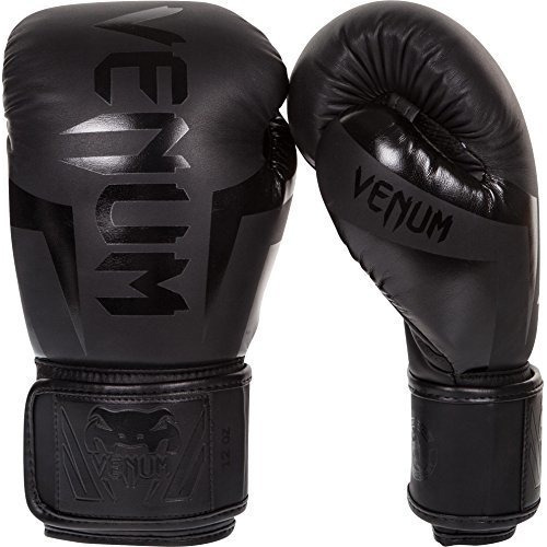 Guantes De Boxeo Venum Elite, Negros, 12 Oz