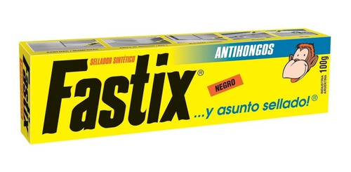 Sellador Sintético Fastix® Antihongos Transparente Pomo 100g