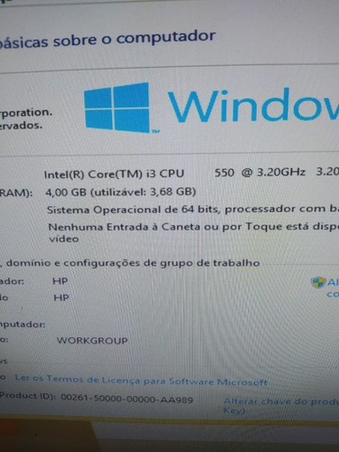 Pc Gamer I3 4gb 320gb
