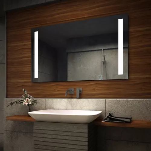Espejo Para Baño Con Luz Led Integrada 45x65cm