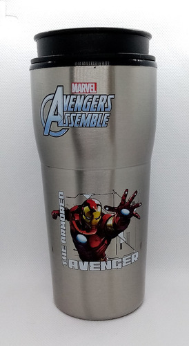 Marvel - Avengers Assemble - Iron Man - 3d - Termo Aluminio
