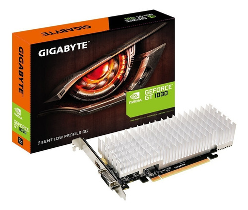 Tarjeta De Video Gigabyte Gt 1030 Silent Low Profile 2g Ddr5