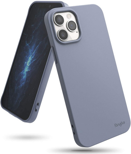 Funda Para iPhone 12 Pro Max Ringke Air-s Lavender Gray