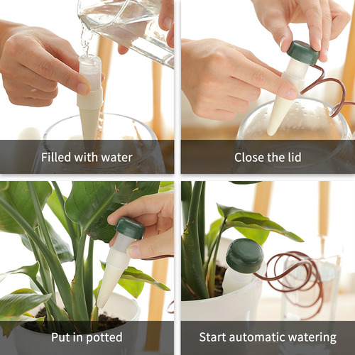 Estacas Automáticas Para Regar Plantas Y Flores En Macetas