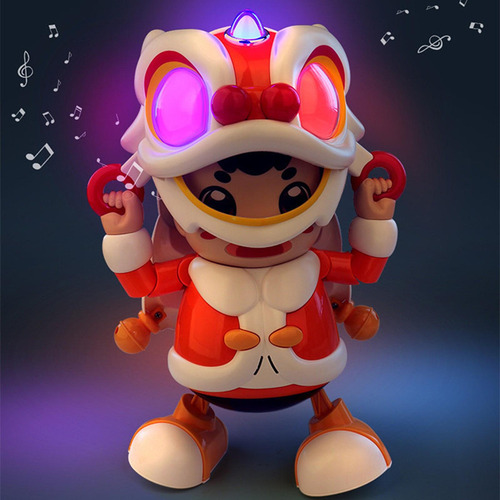 Electric Lion Dance Toy Lovely Interactive Lion Toy For