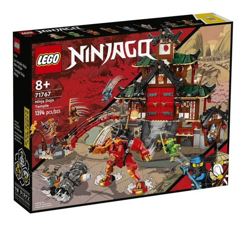 Kit De Construcción Lego Ninjago Templo Dojo Ninja 71767 Cantidad de piezas 1394 Versión del personaje Templo De Dojo Ninja
